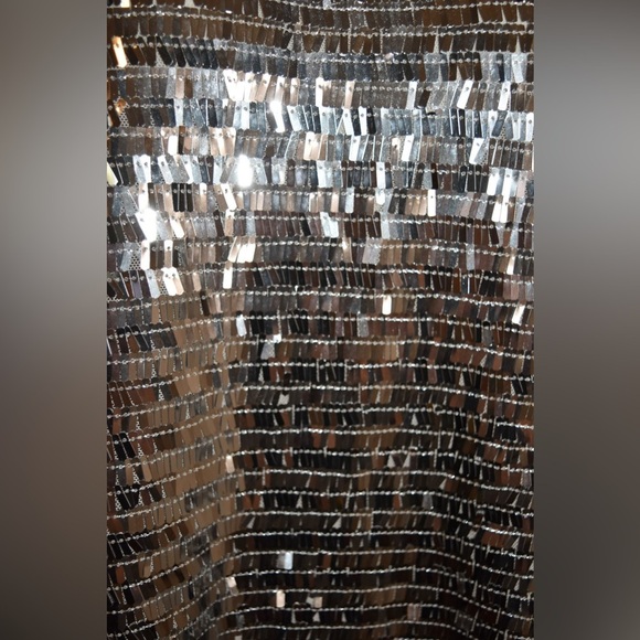 Free People Silver Sequin Chemise - Picture 10 of 15